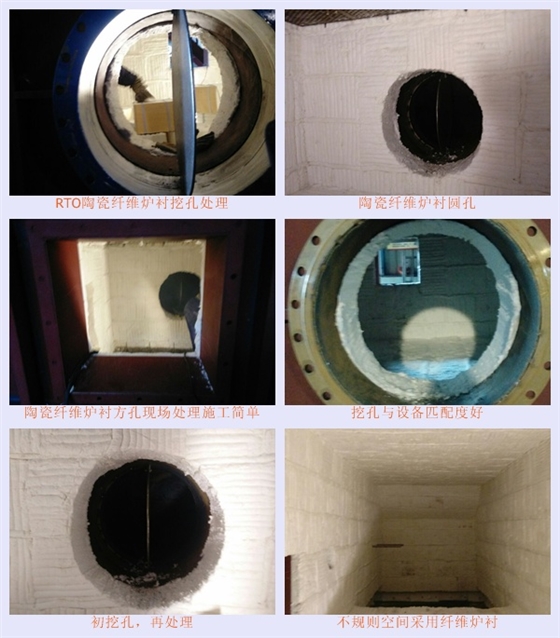 RTO保温采用陶瓷纤维炉衬施工方便-火龙耐材提供